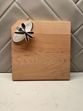 Nora Fleming Serving board with  Utensil mini